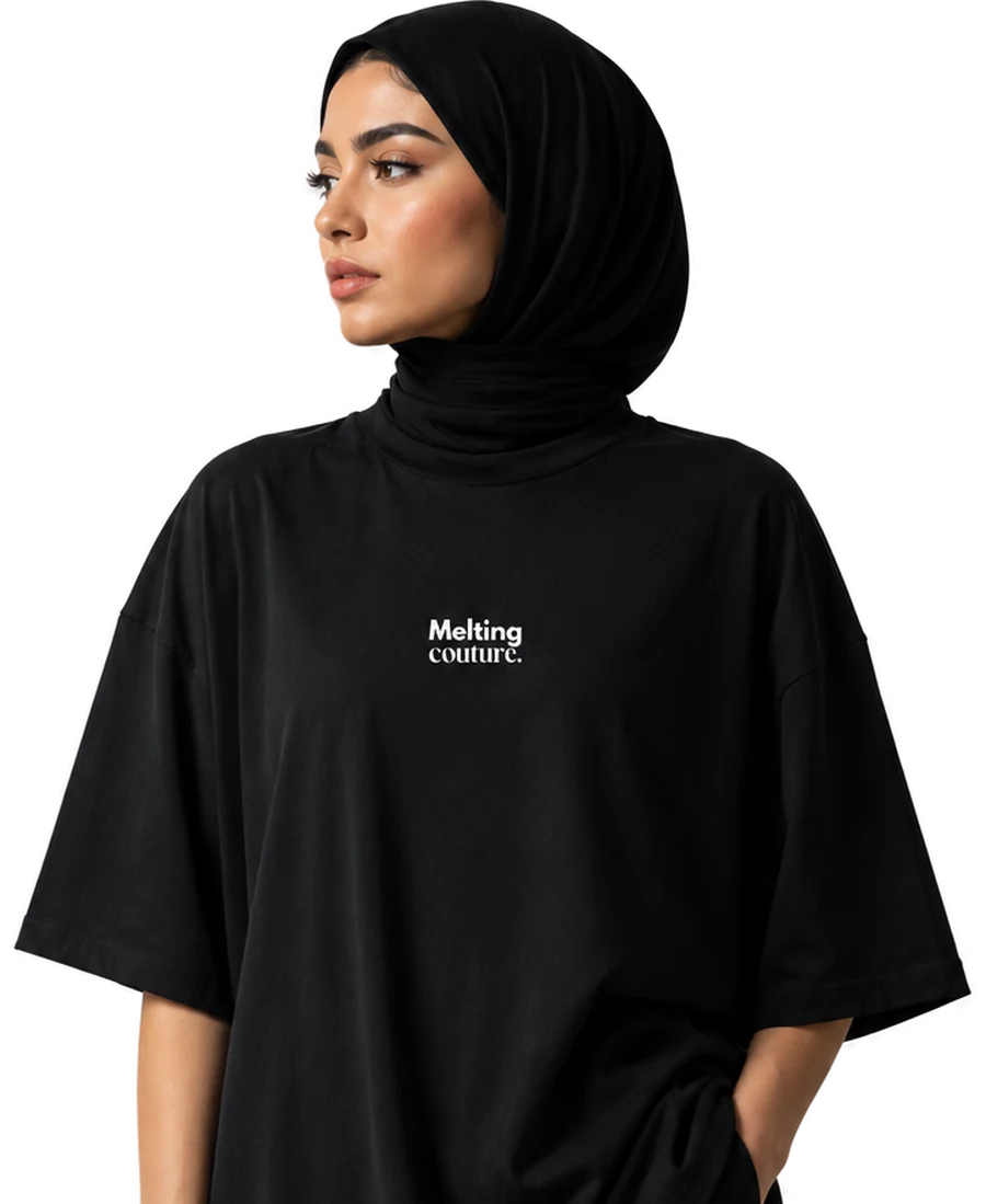 Mannequin portant un t-shirt oversize Melting Couture
