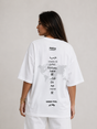 T SHIRT OVERSIZE AMOUR BLANC