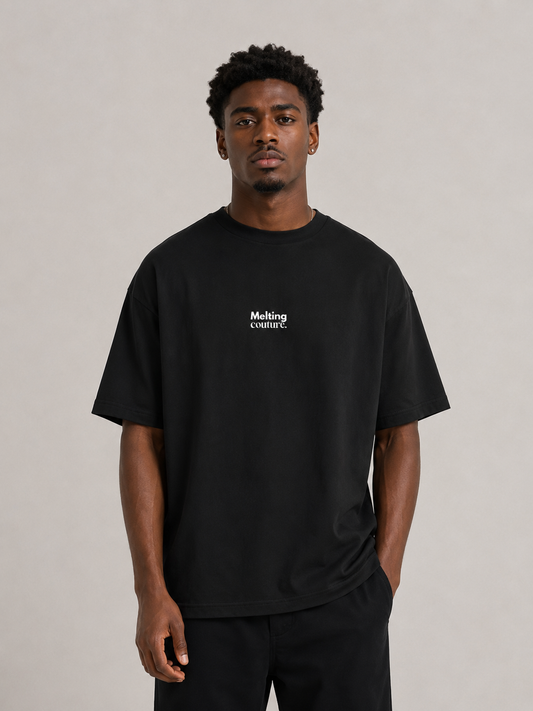 T SHIRT OVERSIZE AMOUR NOIR