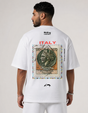 T SHIRT OVERSIZE ITALY BLANC