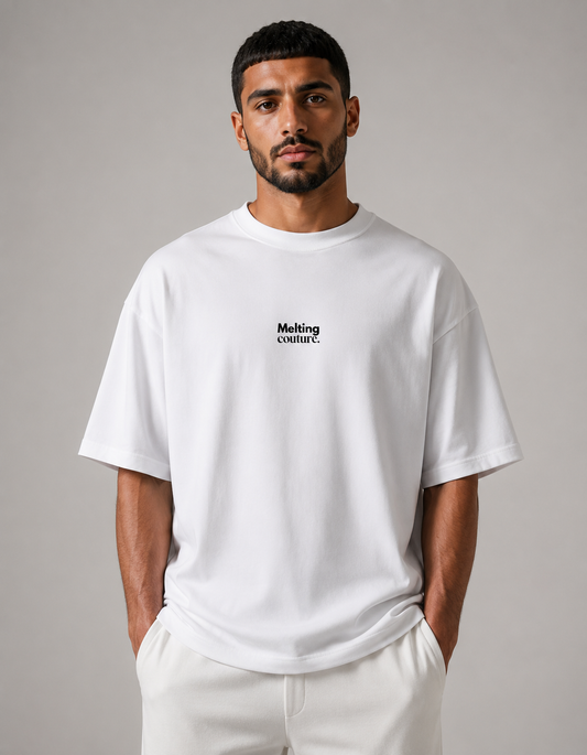 T SHIRT OVERSIZE ITALY BLANC