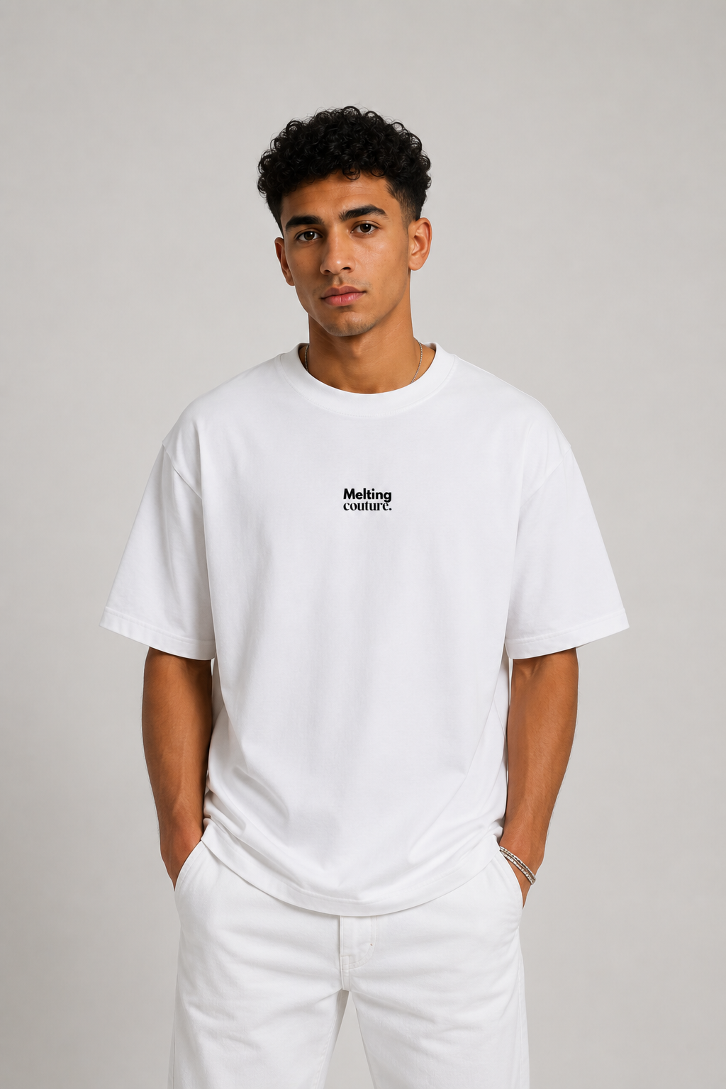 T SHIRT OVERSIZE AL AQSA BLANC