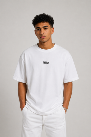 T SHIRT OVERSIZE AL AQSA BLANC