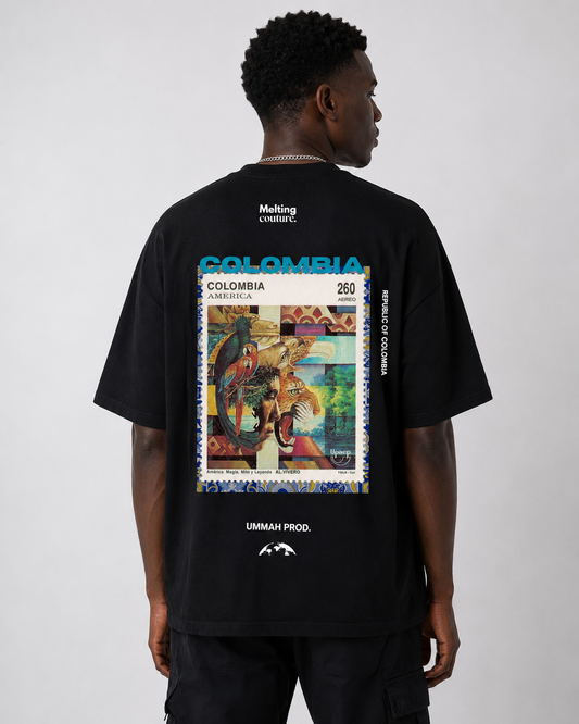 T SHIRT OVERSIZE COLOMBIA NOIR