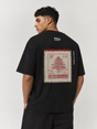 T SHIRT OVERSIZE LEBANON NOIR