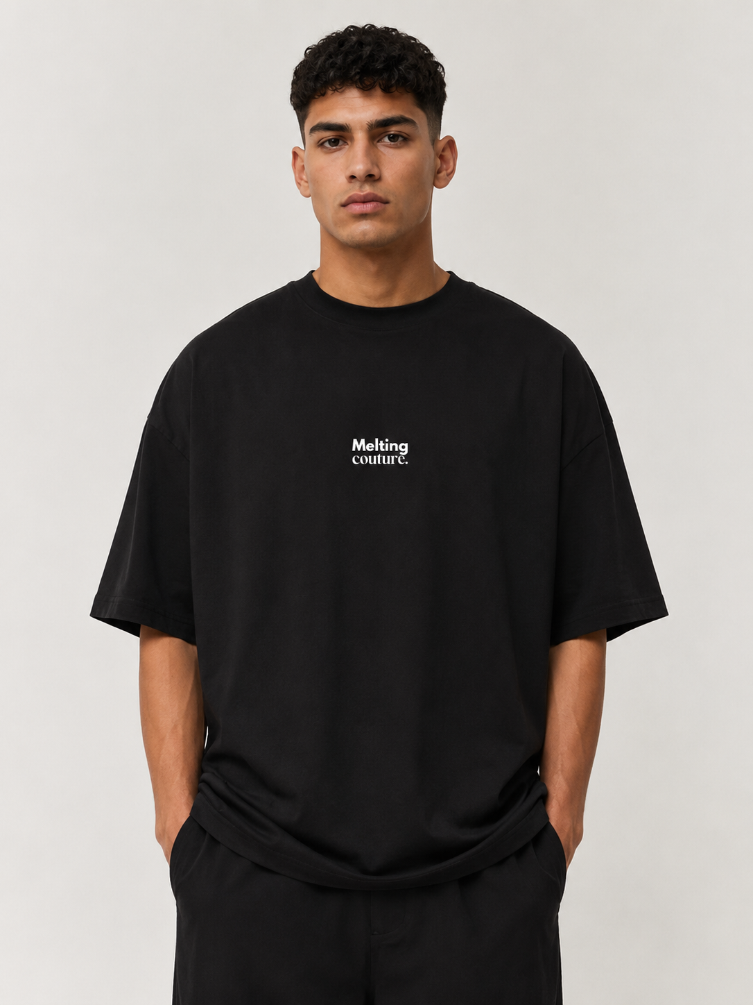 T SHIRT OVERSIZE LEBANON NOIR