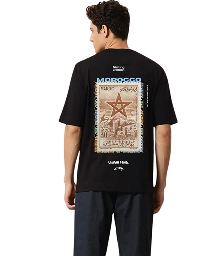 T SHIRT OVERSIZE MOROCCO NOIR