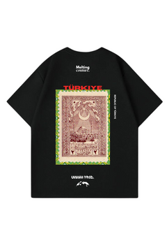 T SHIRT OVERSIZE TÜRKIYE NOIR