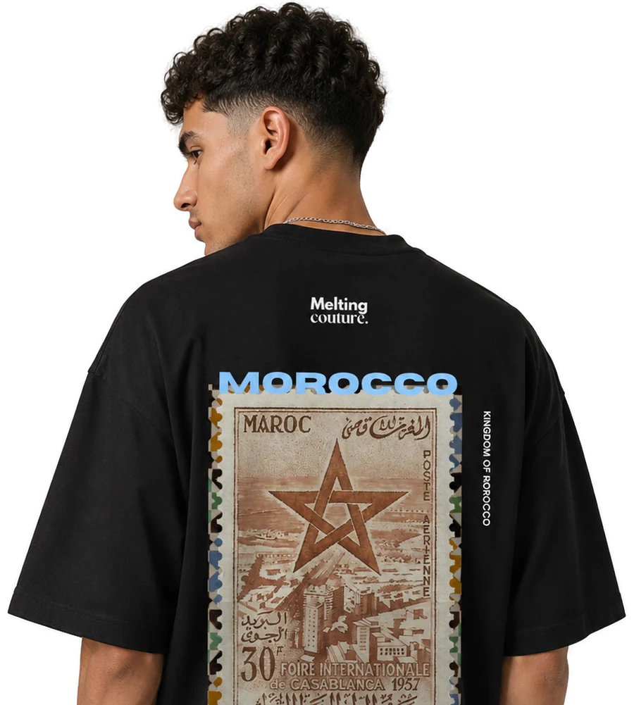 Mannequin portant un t-shirt oversize Melting Couture